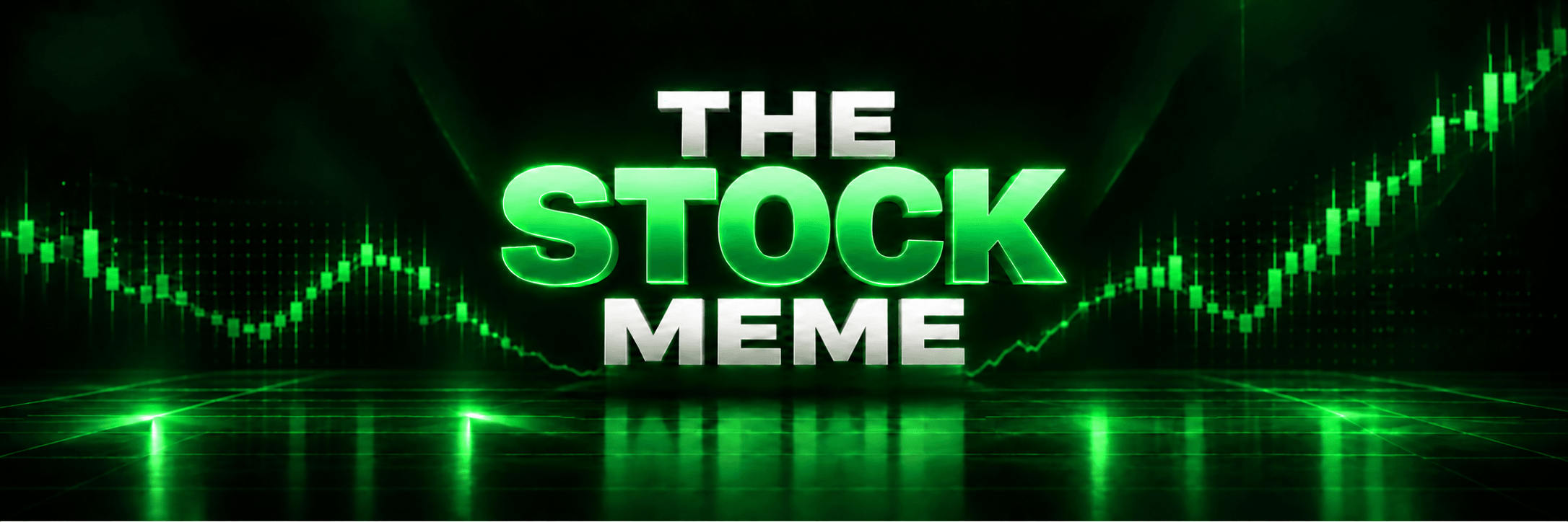 ANTH — the stock meme. Bold typography rising out of a green market chart.